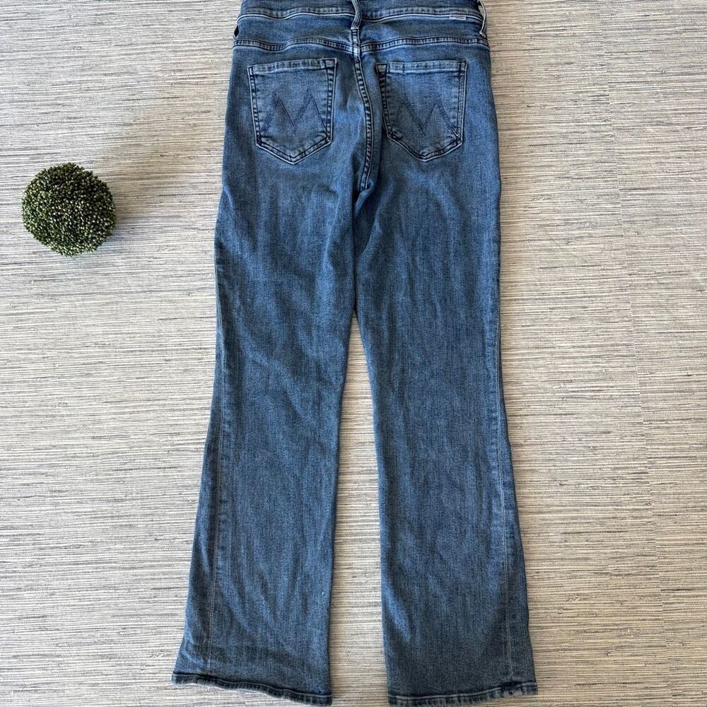 MOTHER The Pixie Insider Ankle Crop Jeans Medium Wash 27 - Picture 8 of 10